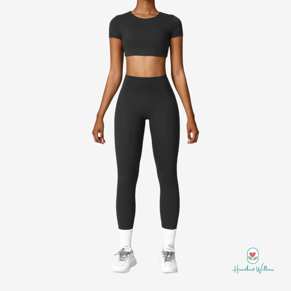 Two piece crop top & Leggings Set