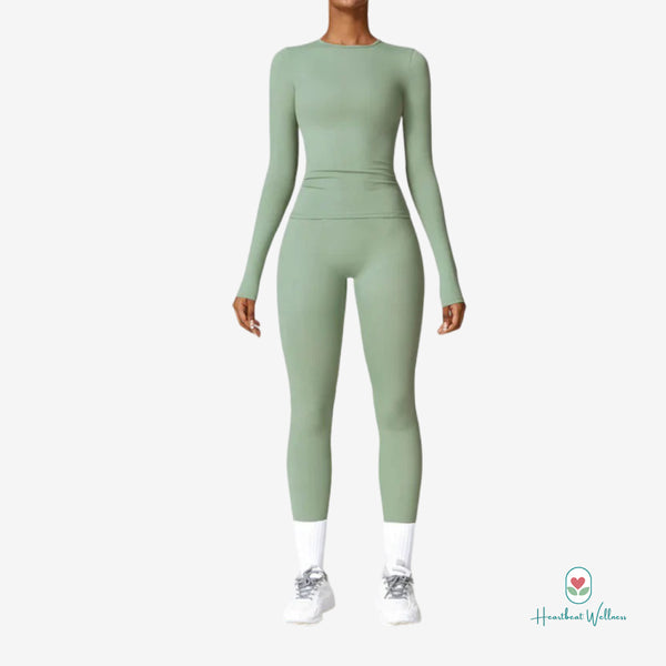 Two piece Long Sleeve Tee & Leggings two piece Set