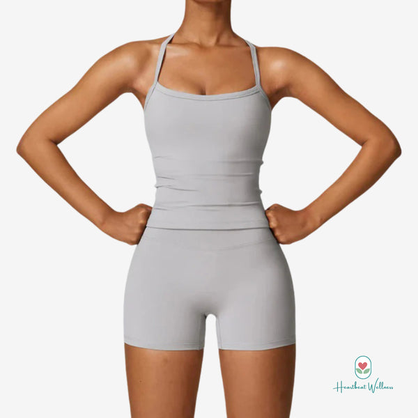 Two piece tank top & gym shorts Set